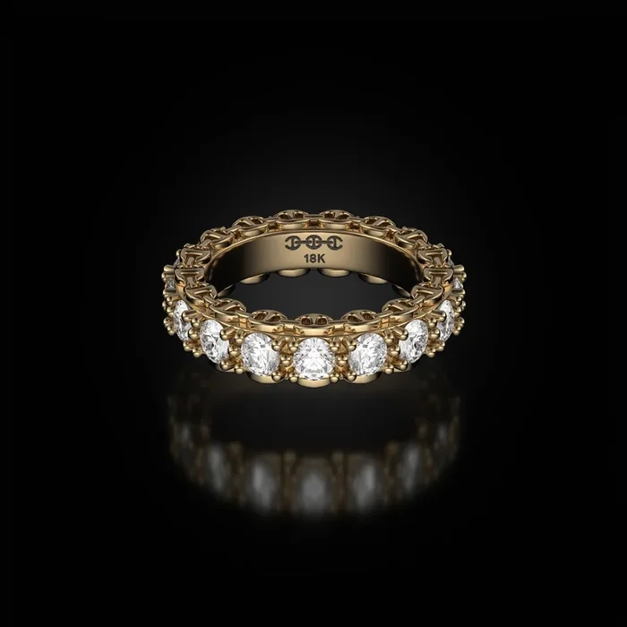 3MM INFINITE I RING | PRONG SETTING