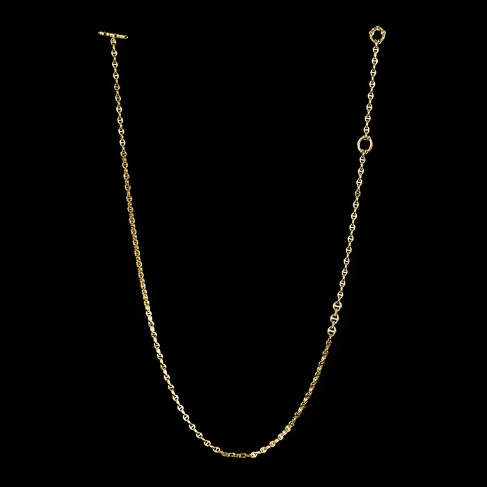 3MM OPEN-LINK™ NECKLACE WITH DIAMOND PENDANT – 30″