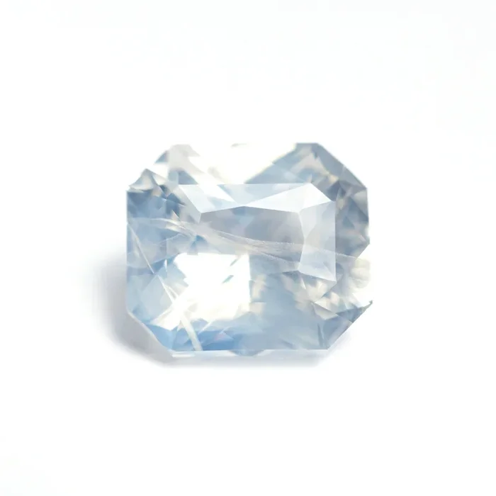 4.08ct 9.26×8.22×5.71mm Cut Corner Rectangle Step Cut Sapphire 27214-01