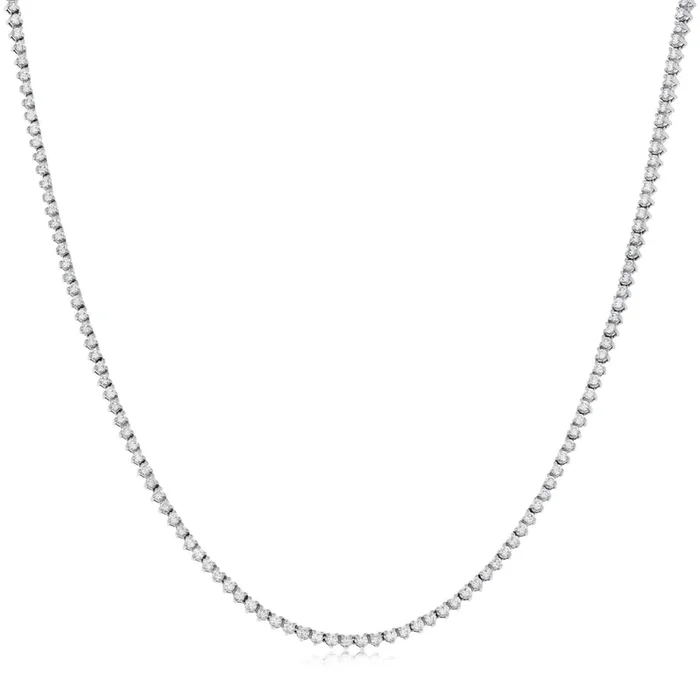 4.25 Carat Diamond Tennis Necklace