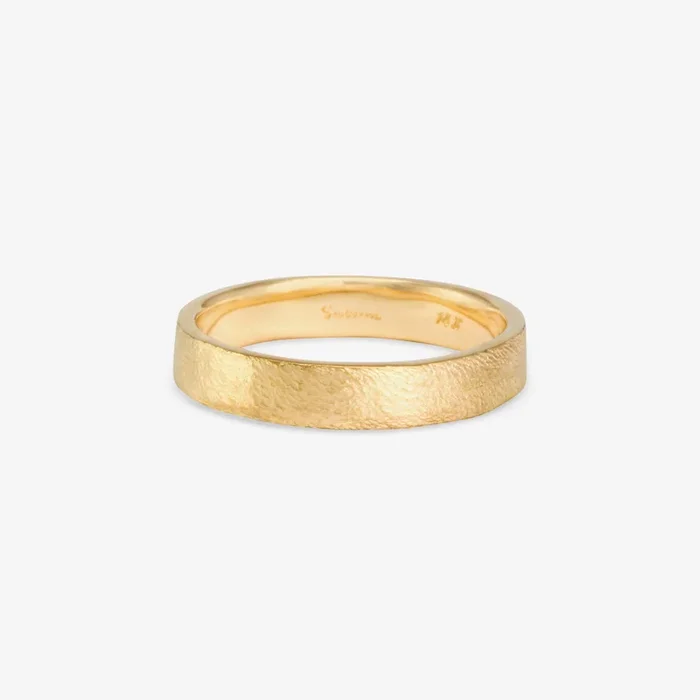 4.2mm Square Gilded Band | MR0117