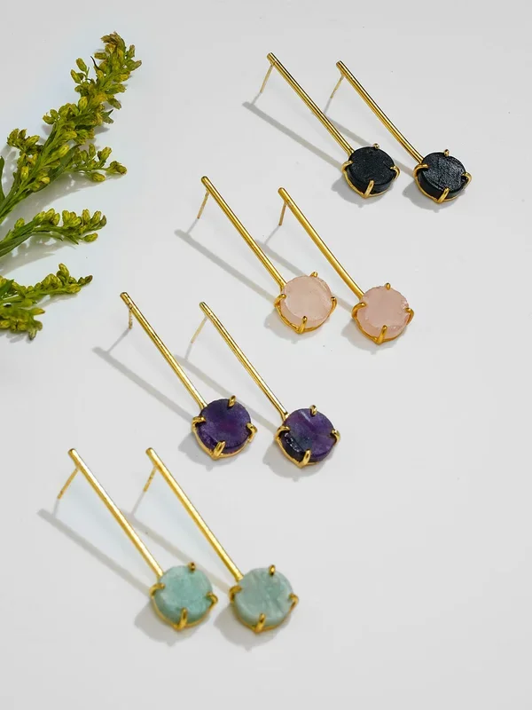4 pack Crystal long earrings – Statement Earrings