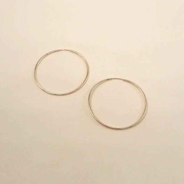 40 MM Gold Filled Hoops Wholesale