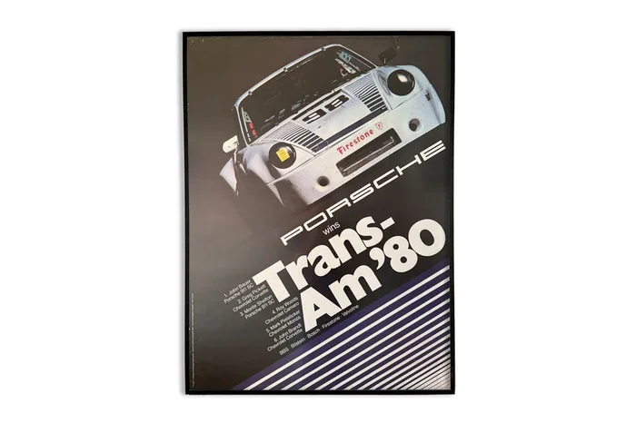 #400 – Vintage Racing Poster Porsche wins Trans-Am ’80