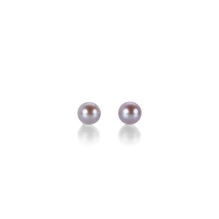 4mm Purple Pink Pearl Studs