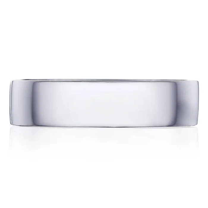 5.5MM High Polish Diamond Wedding Band