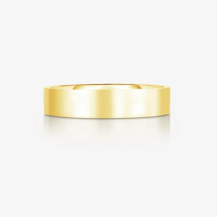 5 mm Flat Wedding Band