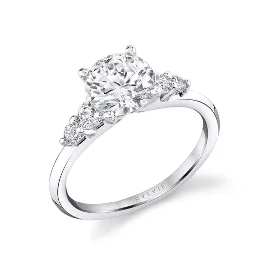 5 Stone Diamond Engagement Mounting