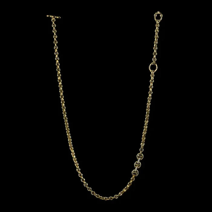 5MM OPEN-LINK™ NECKLACE WITH DIAMOND PENDANT – 30″