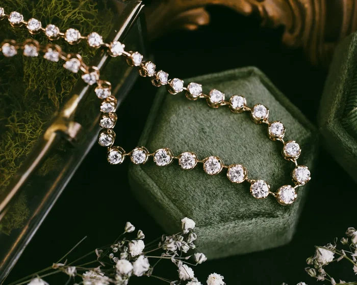 6 3/4CTW LAB-GROWN DIAMOND NECKLACE