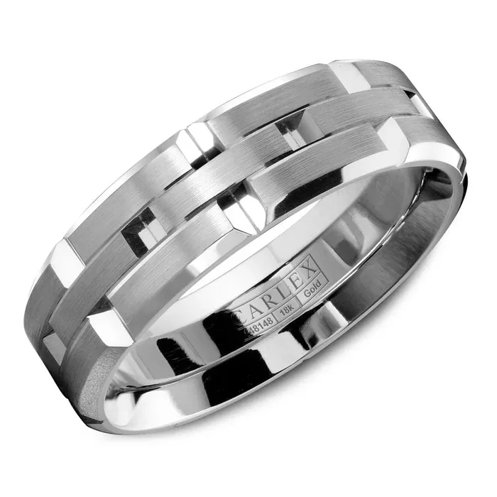 6.5MM G1 Carved Wedding Band