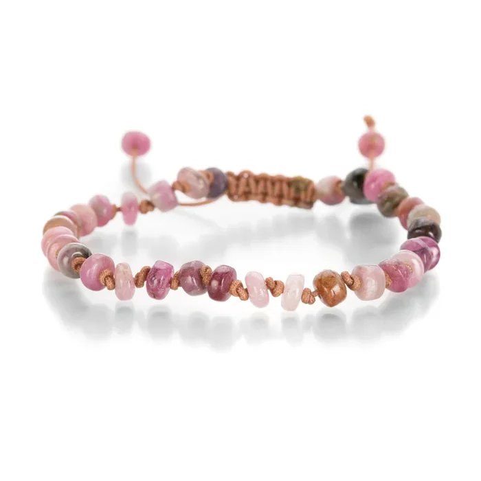 6mm Smooth Pink Tourmaline Bracelet