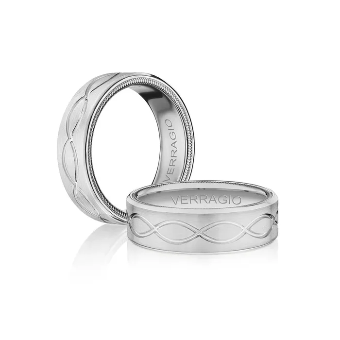 7MM Carved Wedding Band