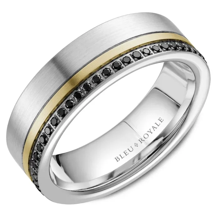 7MM Diamond Wedding Band