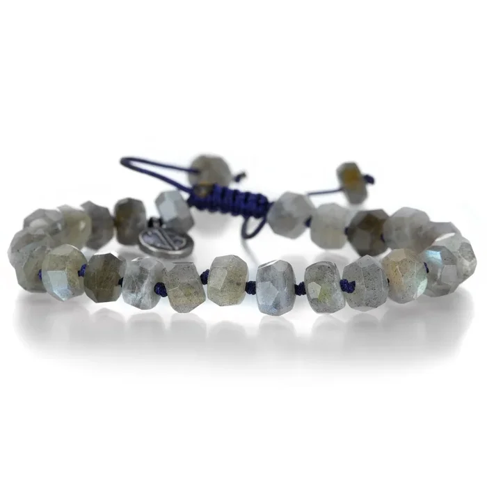 7mm Faceted Labradorite Bracelet