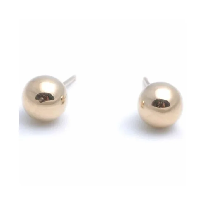 7mm Gold Ball Studs