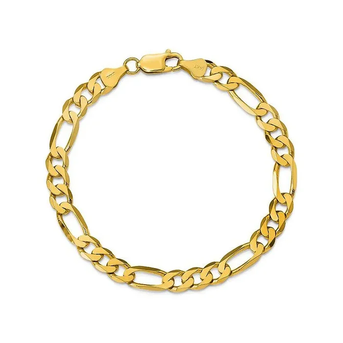 8″ 4.65mm Figaro Chain Bracelet