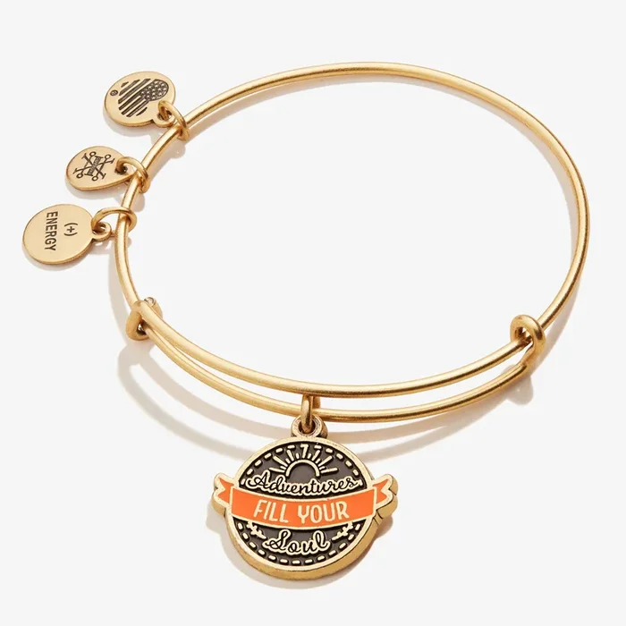 ‘Adventures Fill Your Soul’ Charm Bangle