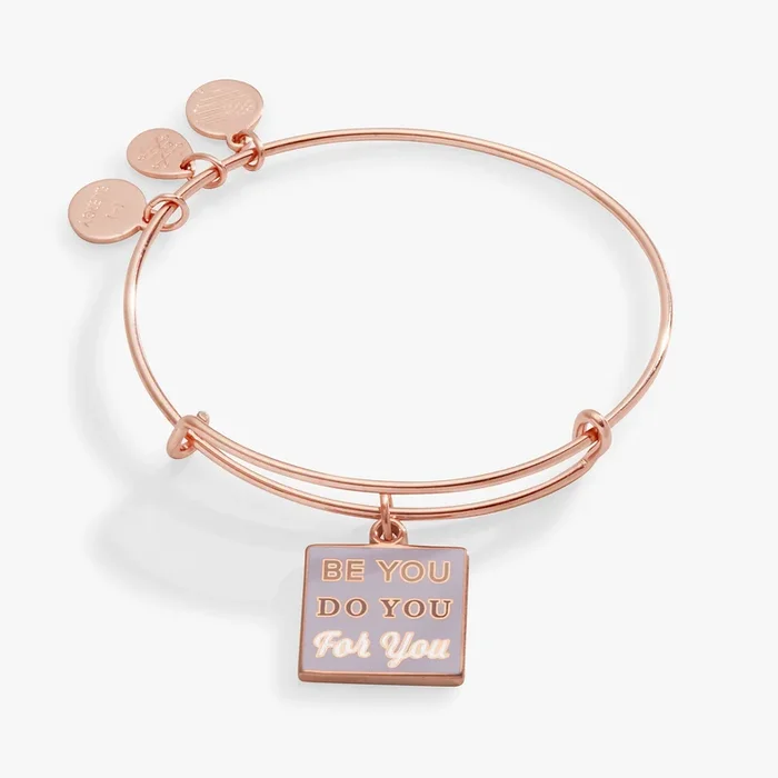 ‘Be You, Do You, For You’ Charm Bangle Bracelet