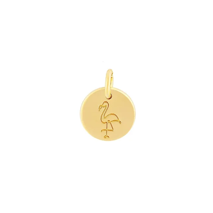 ‘GYPB’ Flamingo Circle Tag by Lindsey Gurk