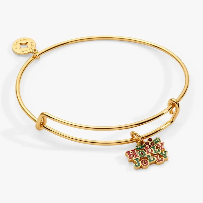 ‘Holly Jolly’ Charm Bangle