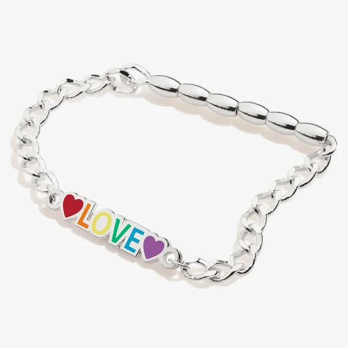 ‘Love’ Multicolored Stretch Bracelet