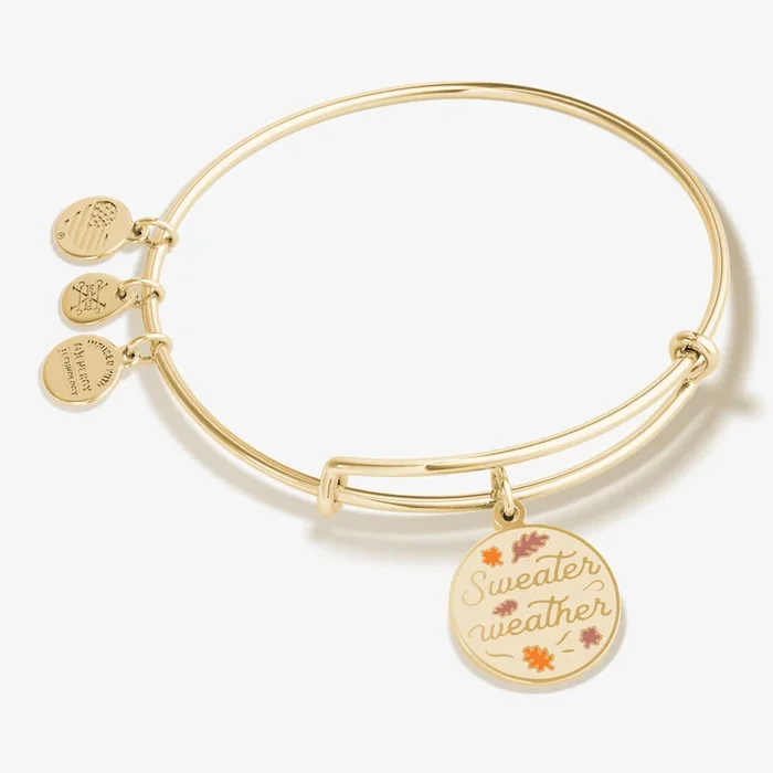 ‘Sweater Weather’ Charm Bangle Bracelet