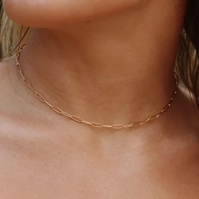“Cozumel” Paperclip Choker