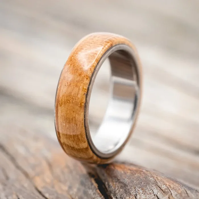 “HAVEN” – WHISKEY BARREL WEDDING BAND