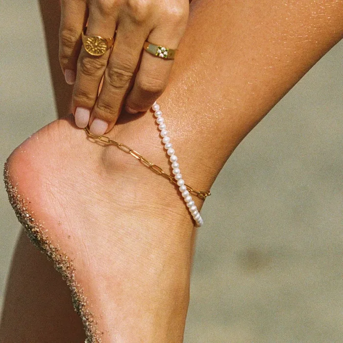 “La Plage” Double Anklet