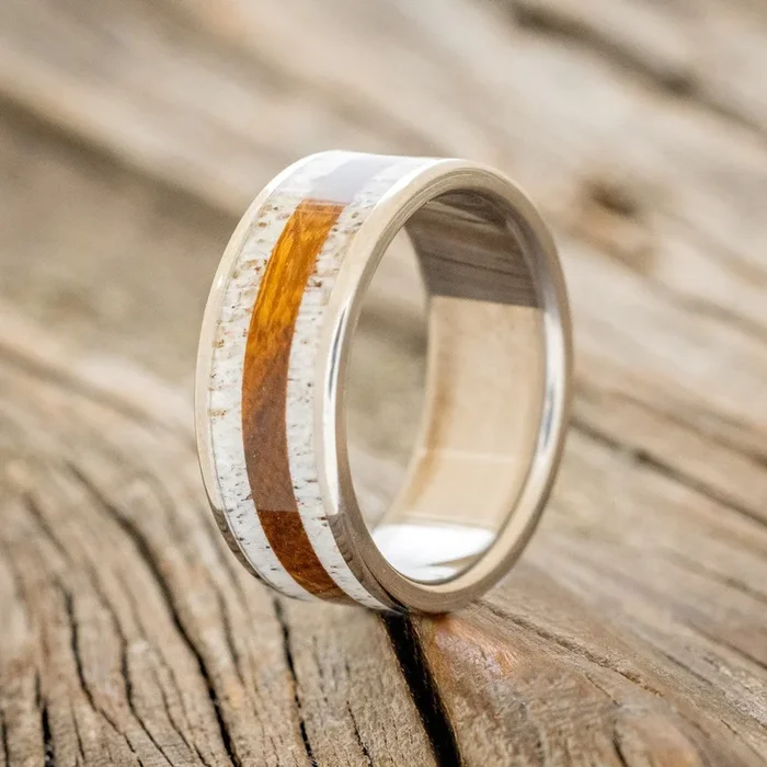 “RAINIER” – ANTLER & IRONWOOD WEDDING BAND