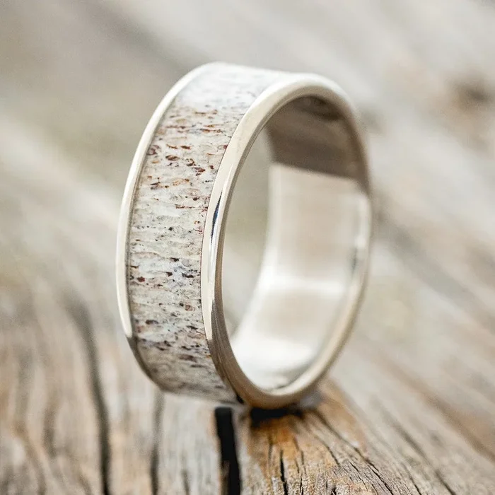 “RAINIER” – ANTLER WEDDING BAND