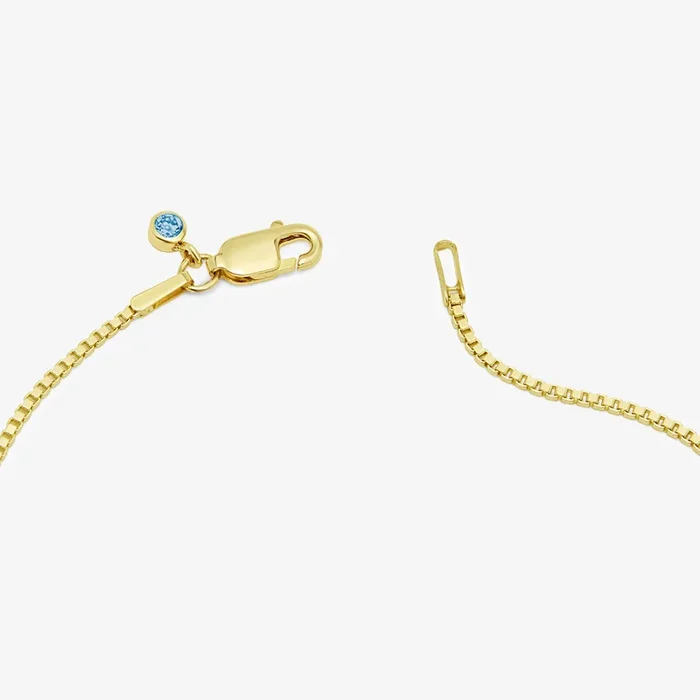 “Something Blue” Diamond Drop Bracelet