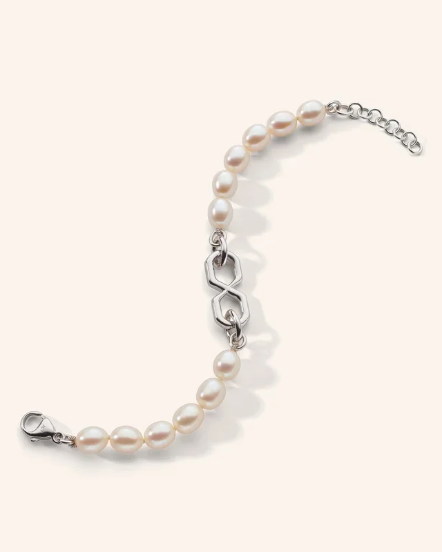 “The Symbol” Pearl Infinity Bracelet