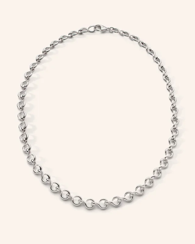 “The Twist” Petite Infinity Necklace