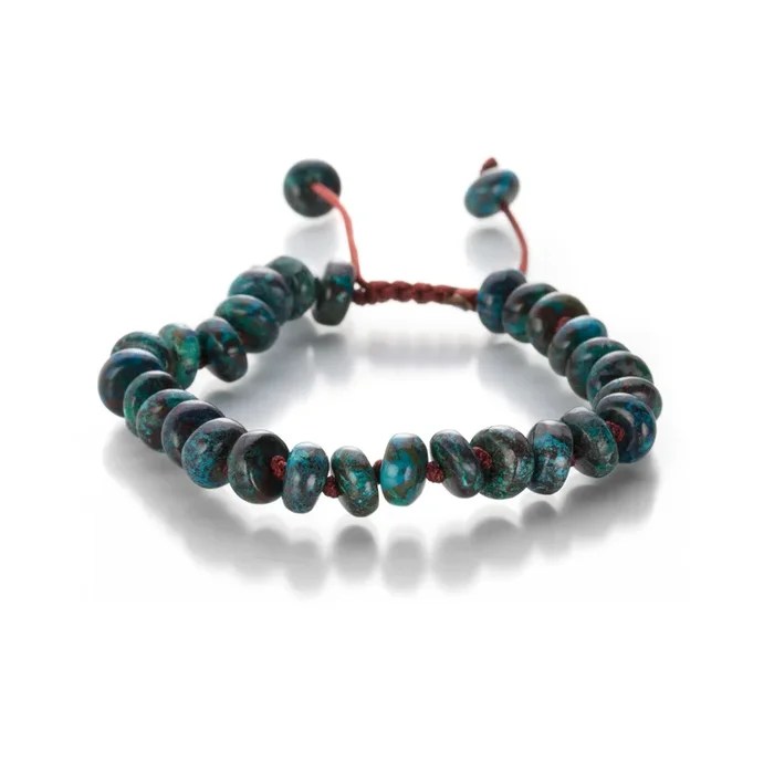 8mm Smooth Congo Chrysocolla Bracelet