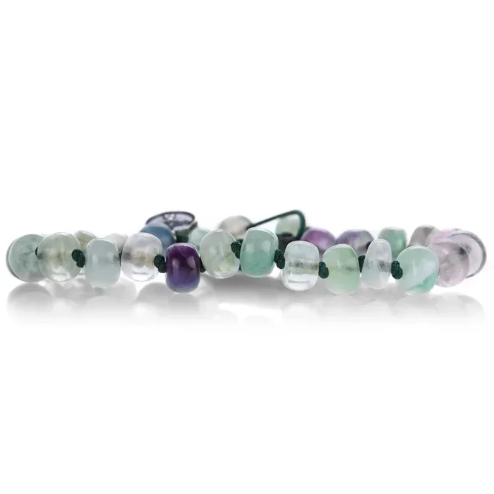 8mm Smooth Fluorite Bracelet