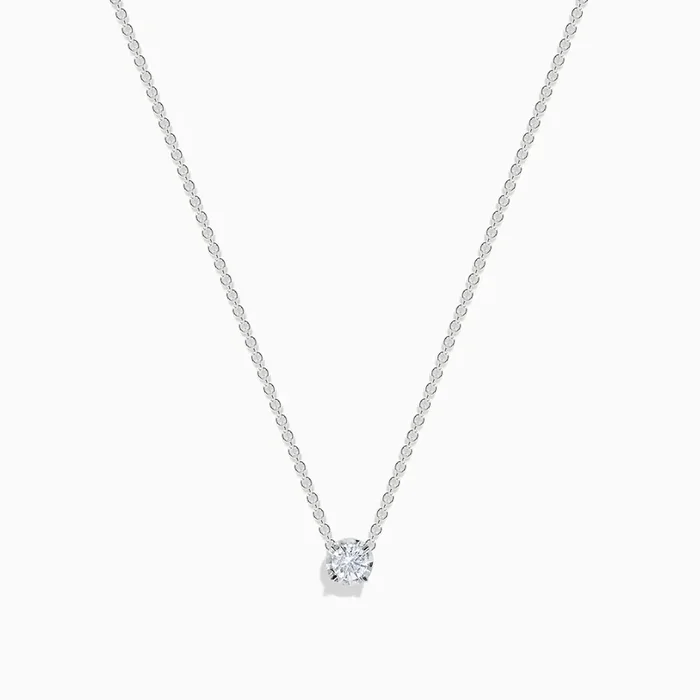 925 Sterling Silver Diamond Necklace