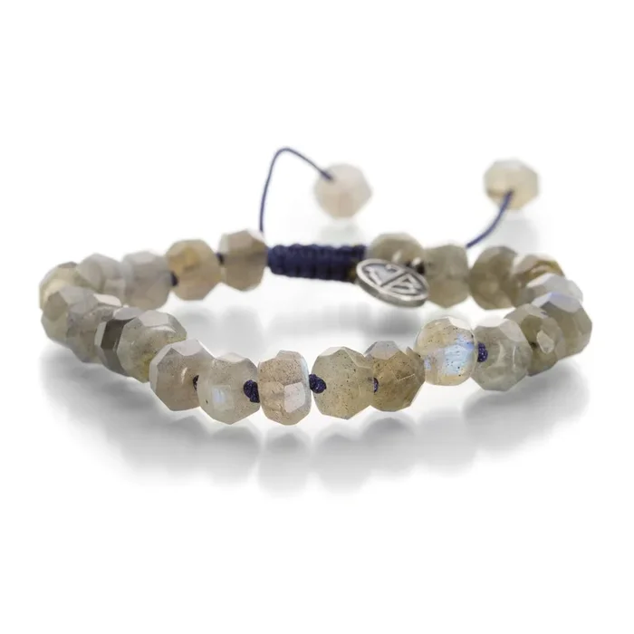 9mm Chunky Labradorite Bead Bracelet