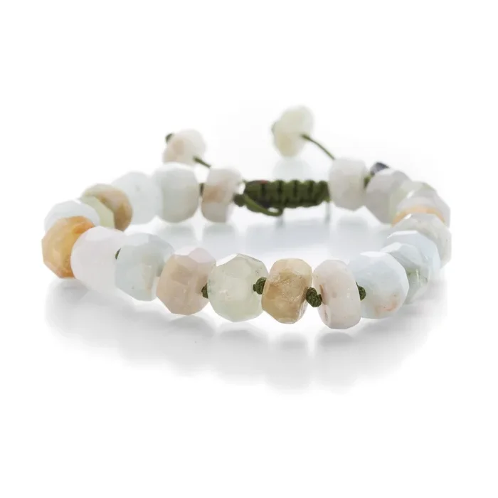 9mm Faceted Beryl Bracelet