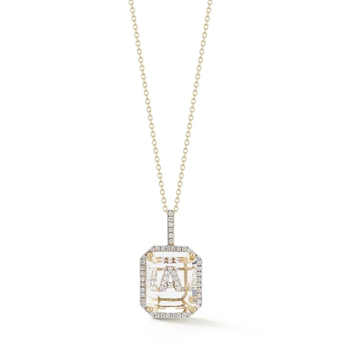 A – Secret Initial Necklace