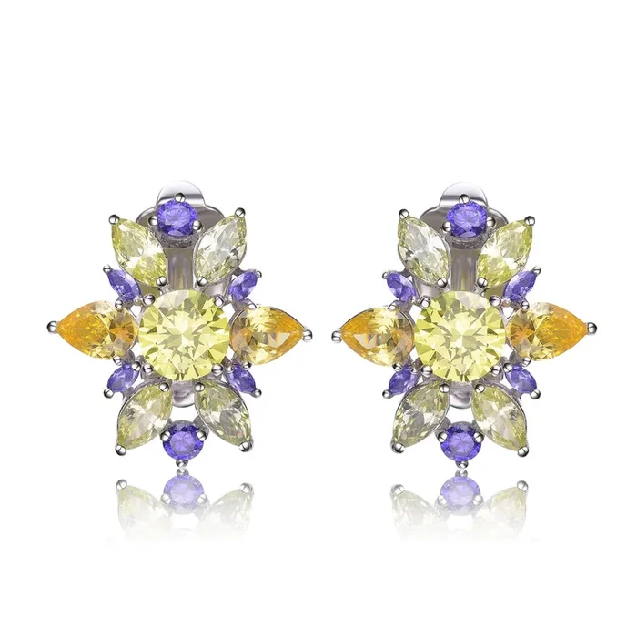 Adele Multicolor Flower Earrings