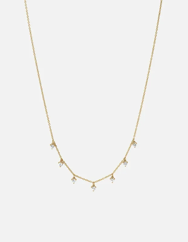 Adora Heart Choker, Gold Vermeil/Sapphire