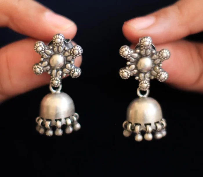 Adya Dana Art Motif Jhumkis