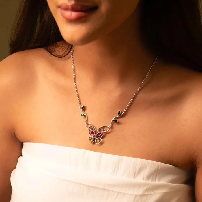 Adya Titli Aur Patti Necklace