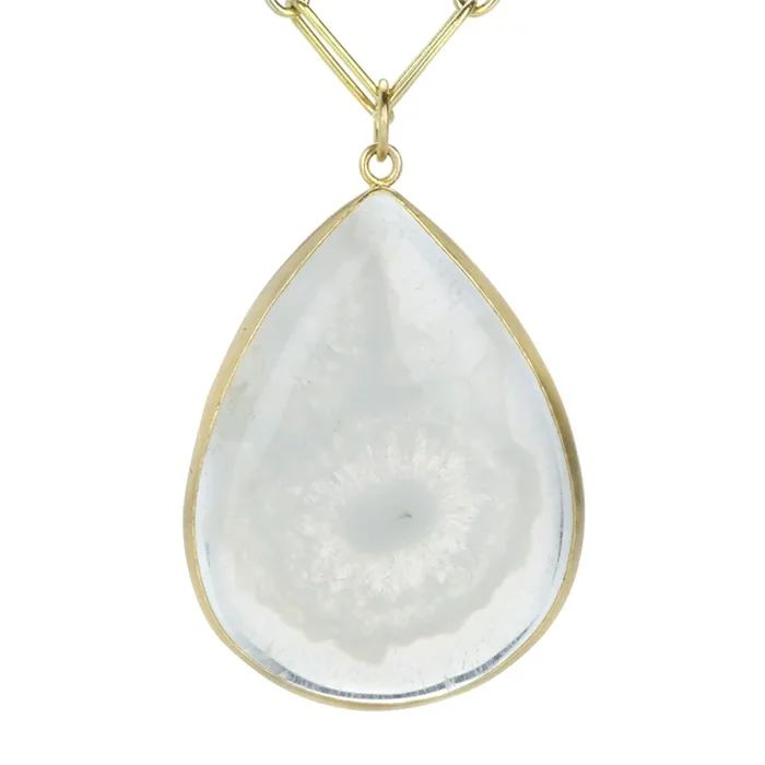 Agate “Jellyfish” Cabochon Pendant (Pendant Only)