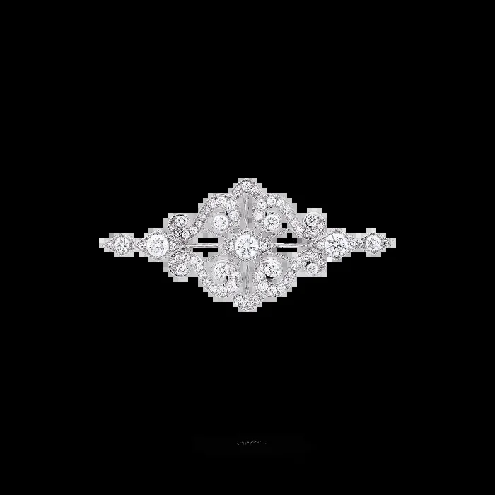 Albemarle Diamond Brooch | In 18ct White Gold