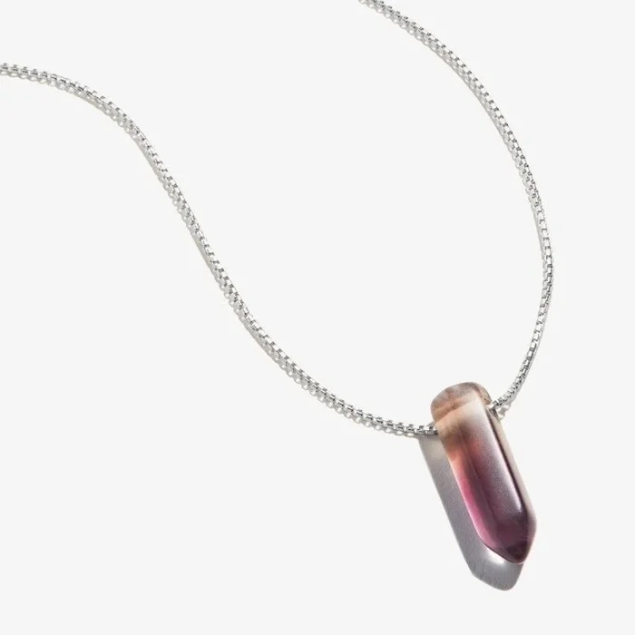 ALEX AND ANI Fluorite Gemstone Necklace