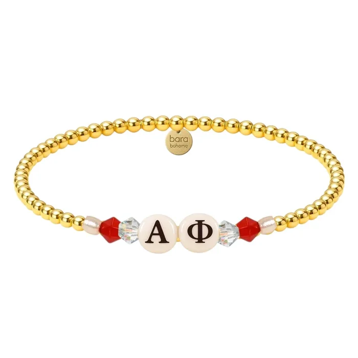 Alpha Phi | Beaded Sorority Bracelet