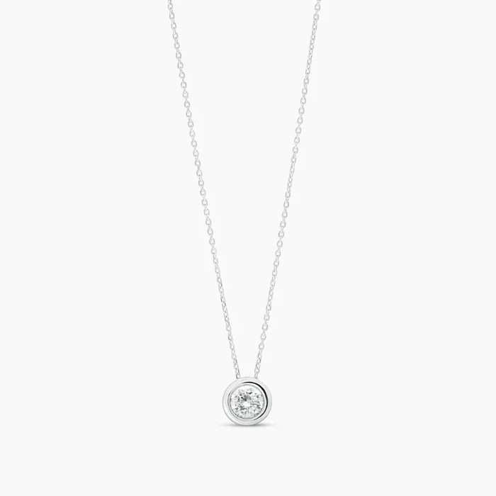 ALTR Created Diamond Bezel Set Pendant (1/2 ct. tw.)